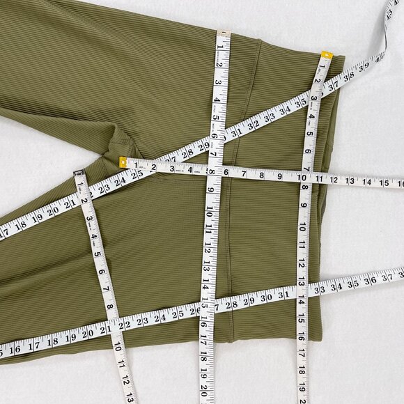 ATHLETA Womens Size 1X Elation Rib Tight Eucalyptus High Rise 1X Plus Leggings - Picture 14 of 16